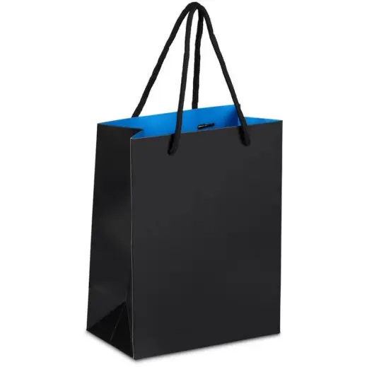 Light Blue Altitude Finery Mini Paper Gift Bag